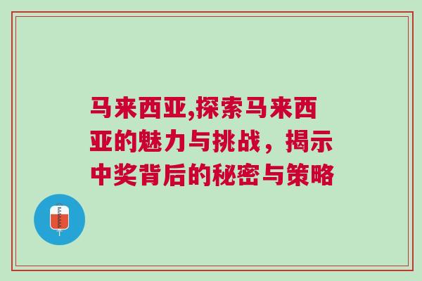 馬來西亞,探索馬來西亞的魅力與挑戰，揭示中獎背后的秘密與策略
