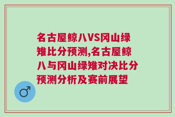 名古屋鯨八VS岡山綠雉比分預測,名古屋鯨八與岡山綠雉對決比分預測分析及賽前展望